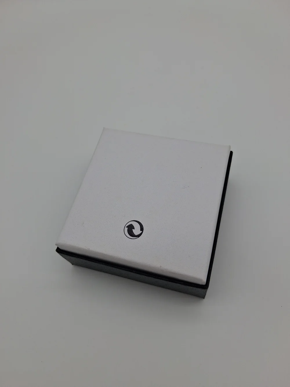 CHANEL Black Jewelry Paddes Gift Box White Interior Ribbon Care Tags Packaging